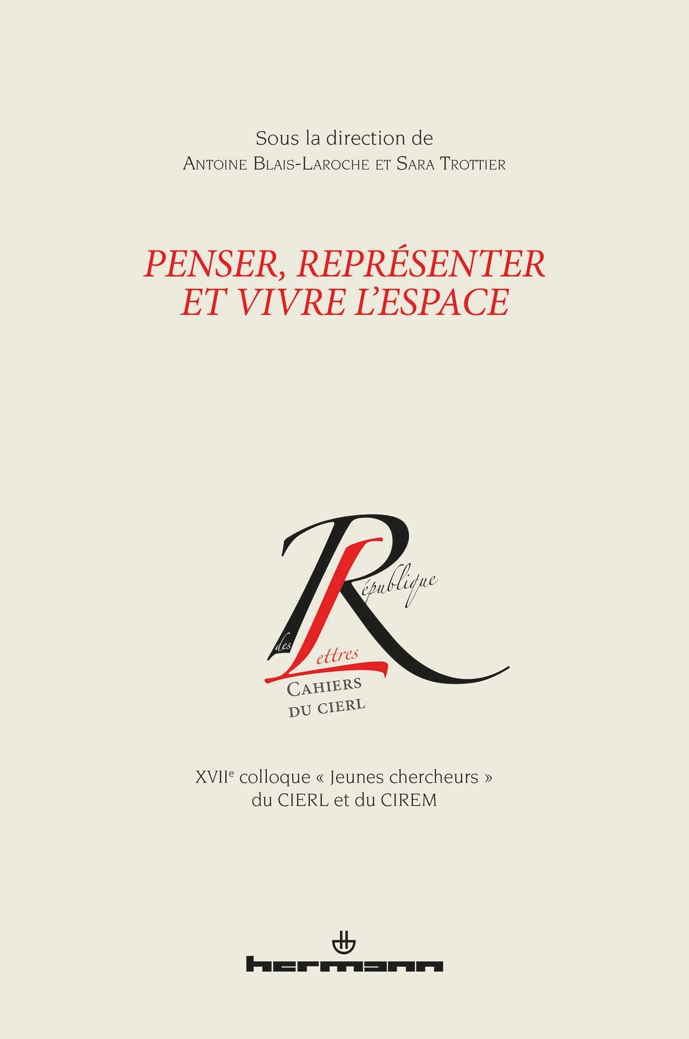 Penser, représenter et vivre l'espace book