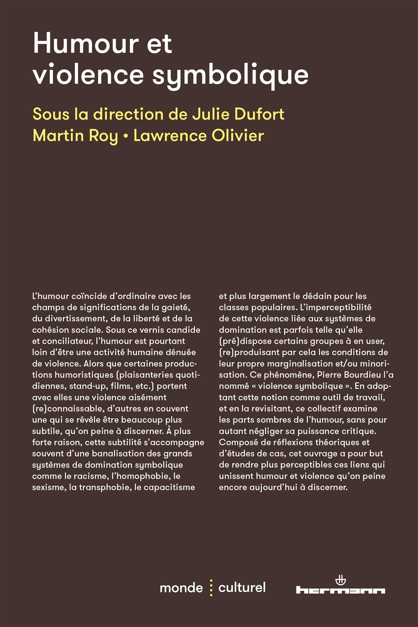 Humour et violence symbolique book