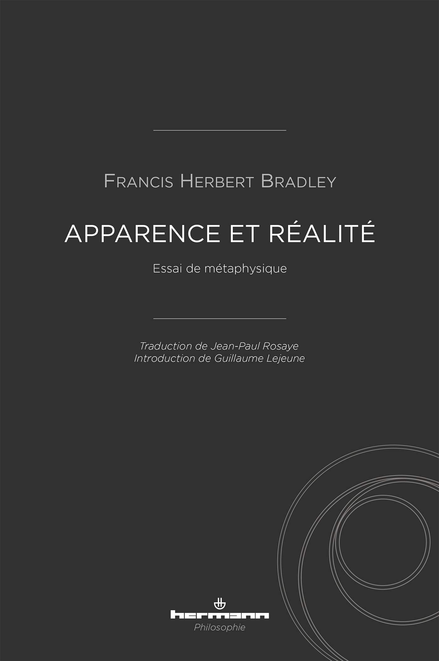 Apparence et réalité: Essai de métaphysique book