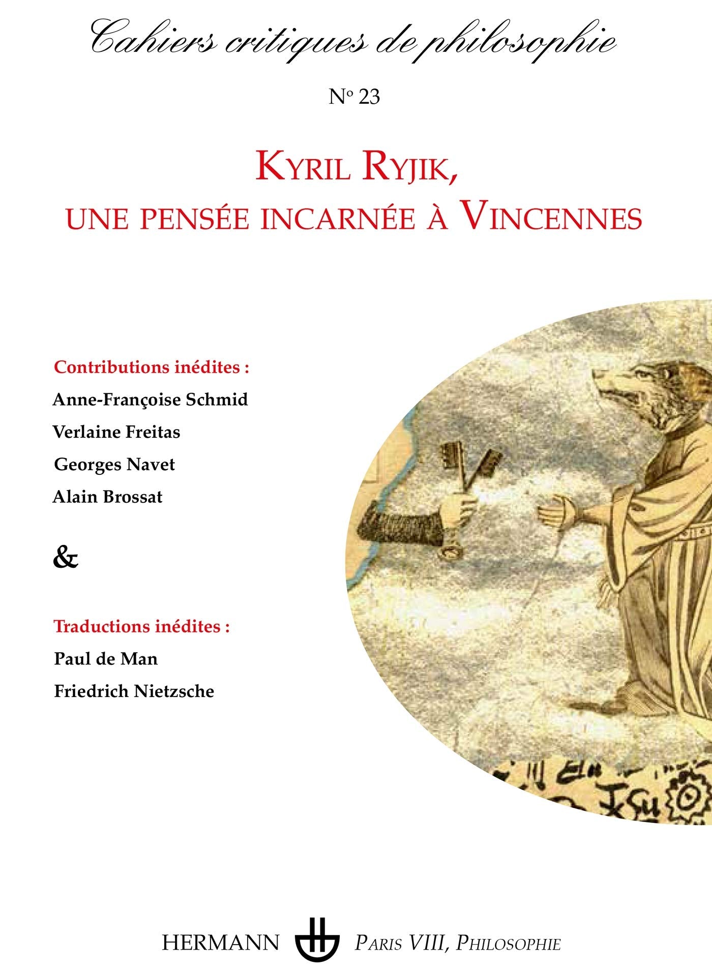 Cahiers critiques de philosophie n° 23: Kyril Ryjik, une pensée incarnée à Vincennes book