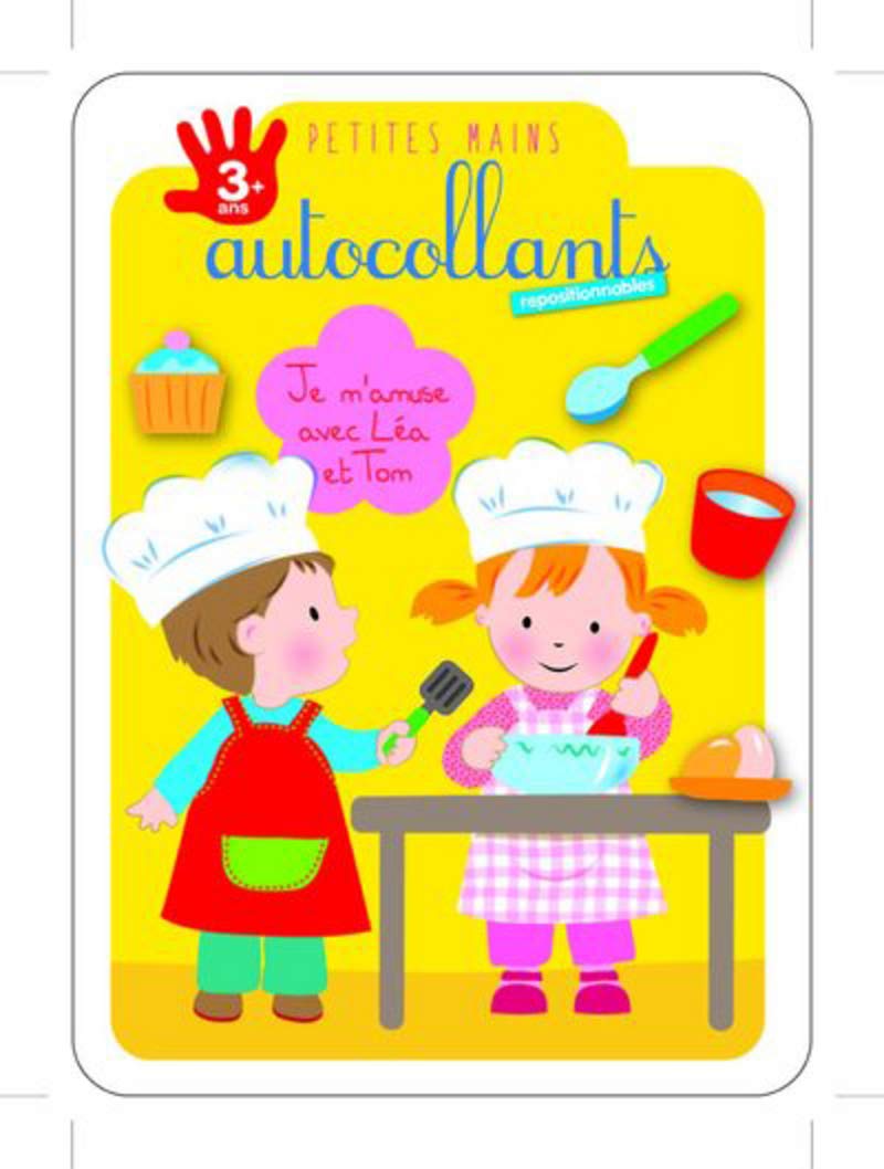 Je m'amuse avec Léa et Tom - Autocollants "Petites mains" book