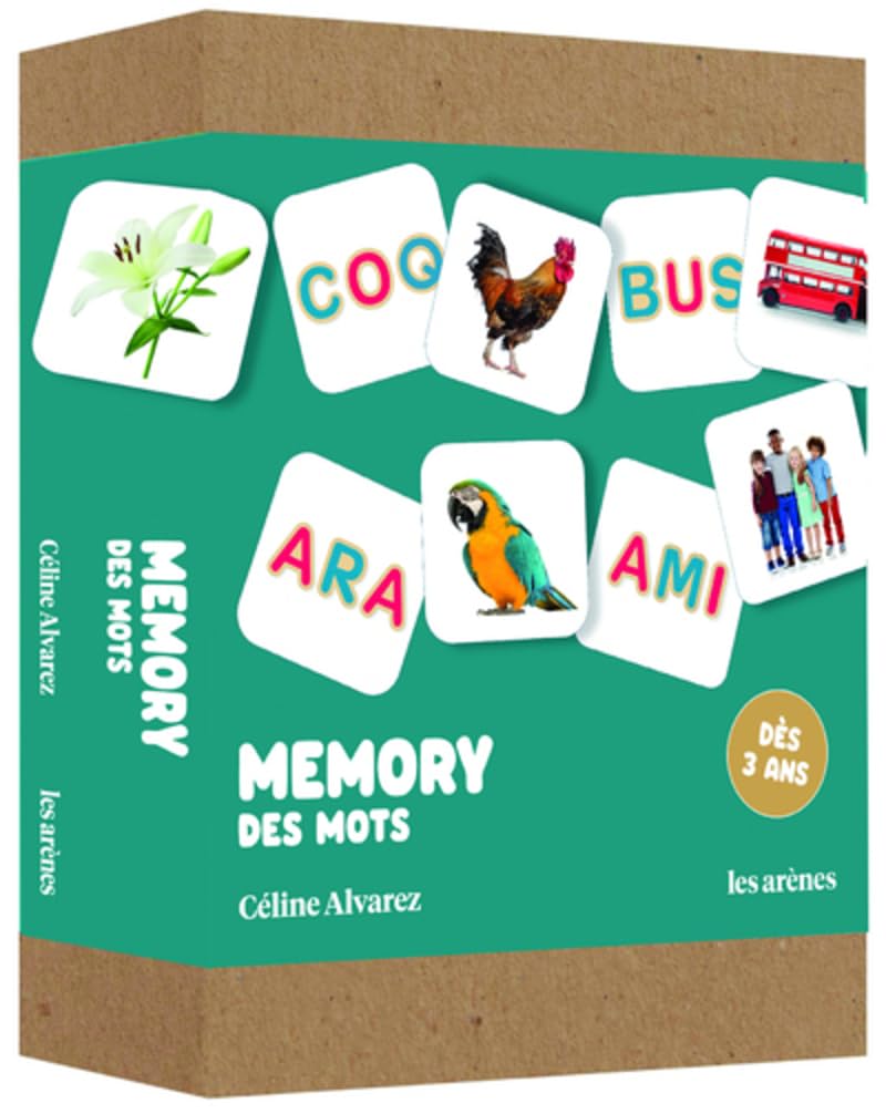 Boîte Memory des mots - Céline Alverez Les lectures naturelles book