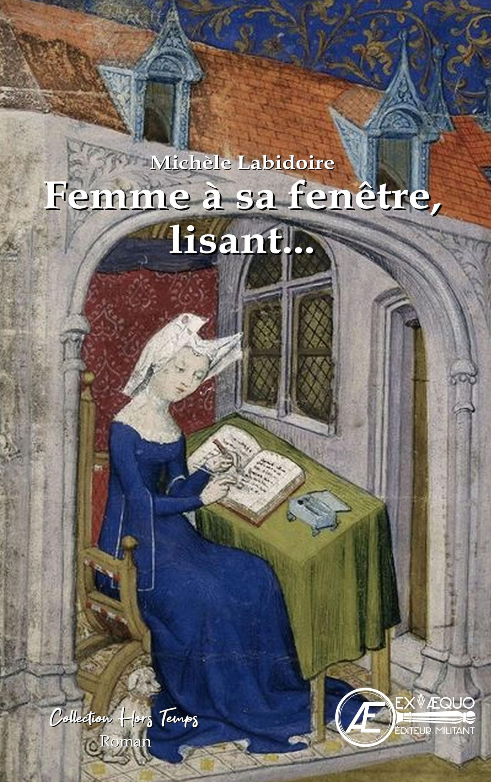 Femme à sa fenêtre, lisant... book