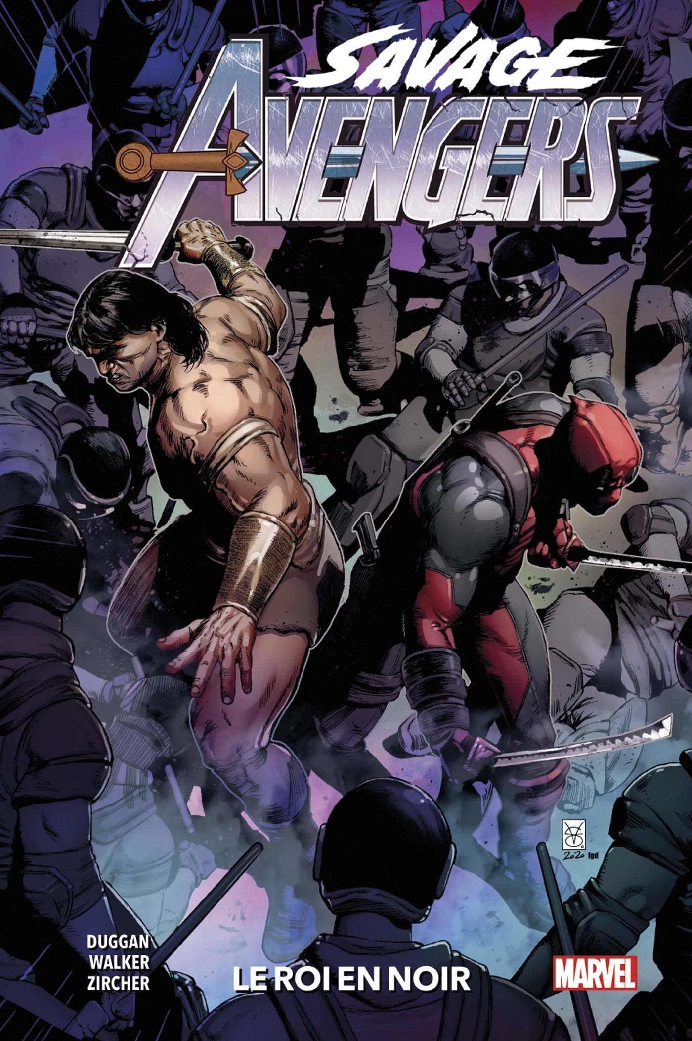 Savage Avengers T04 : Le roi en noir Manga
