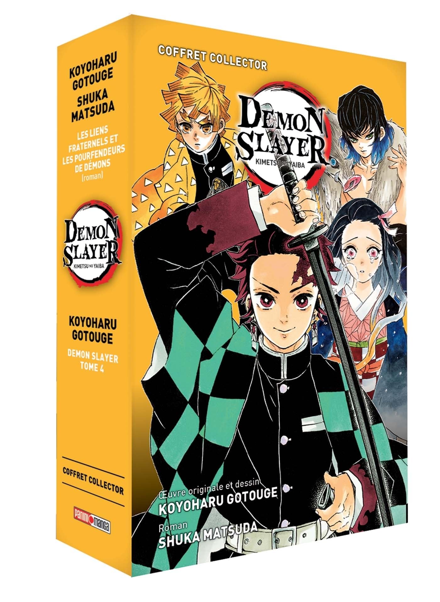 Coffret Demon Slayer T04 + Roman jeunesse T02 Comics & Mangas
