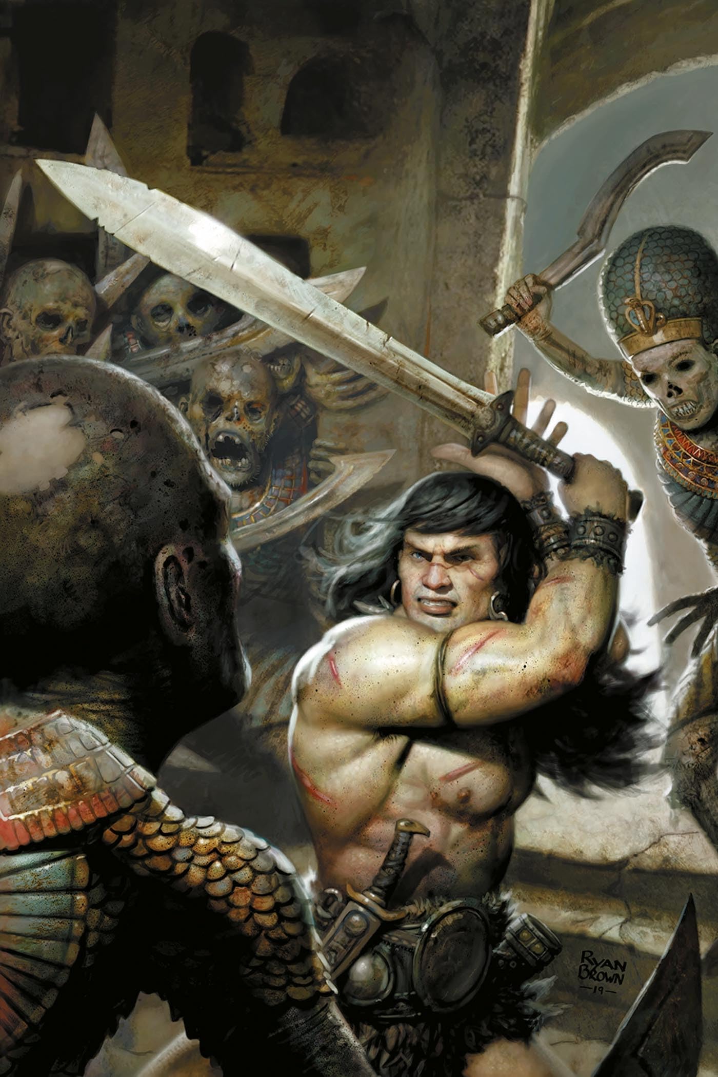 The Savage Sword of Conan : The Original Comics Omnibus T04 (Variant Panini) book