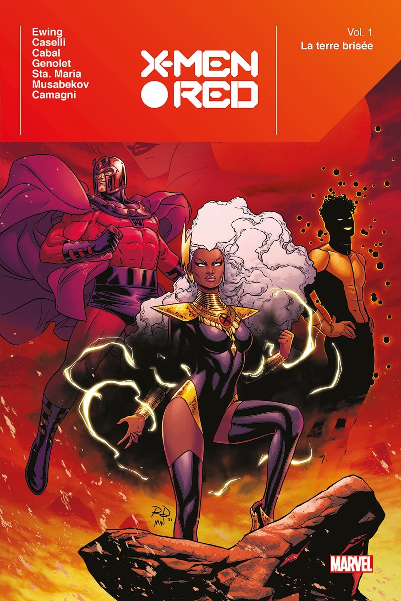 X-Men Red T01 : La terre brisée book