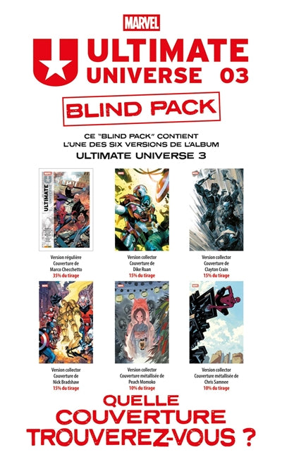 Product Image: Ultimate universe : blind pack. Vol. 3