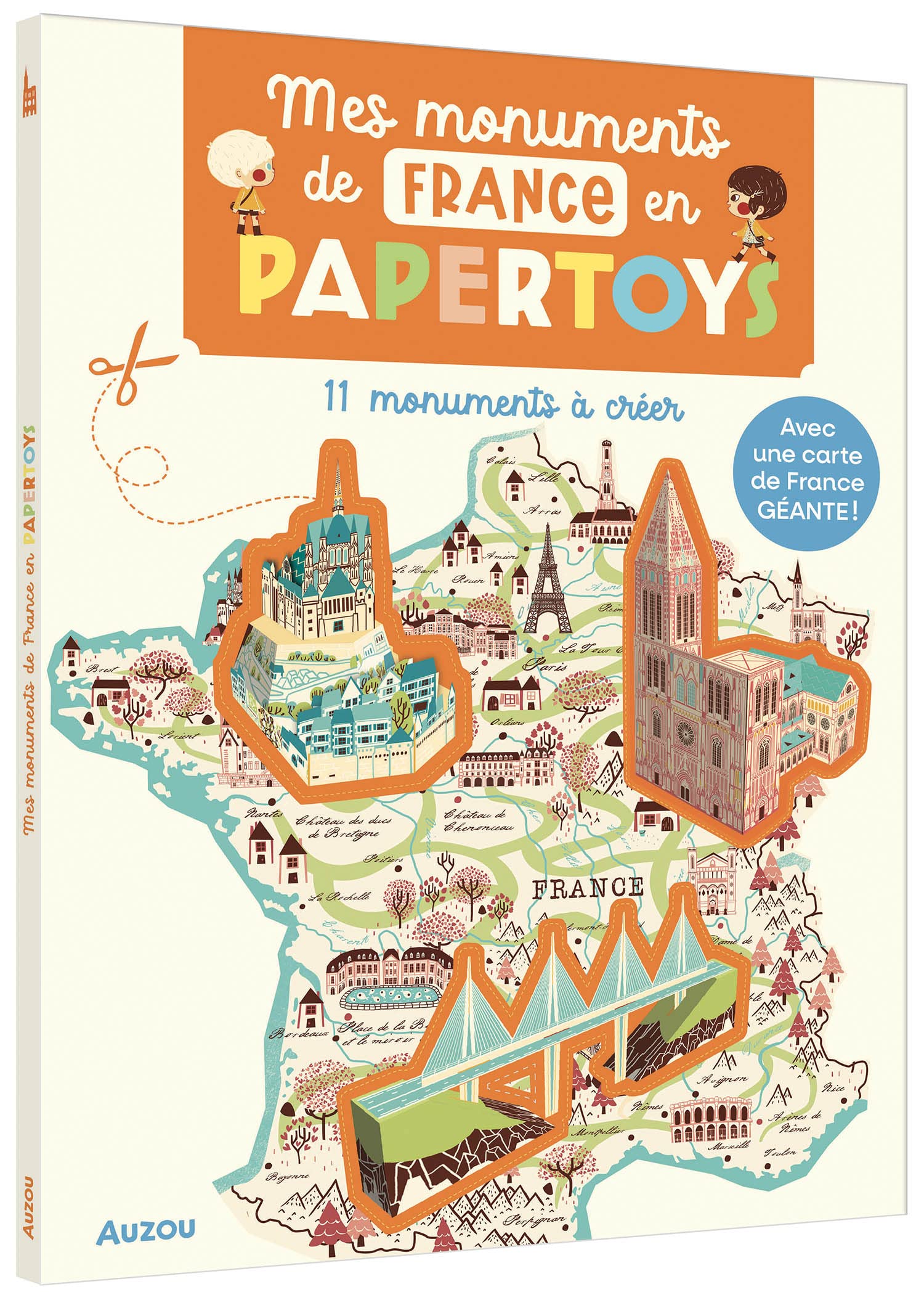 MES MONUMENTS DE FRANCE EN PAPERTOYS (ÉDITIONS 2022) Tiptoi & Games