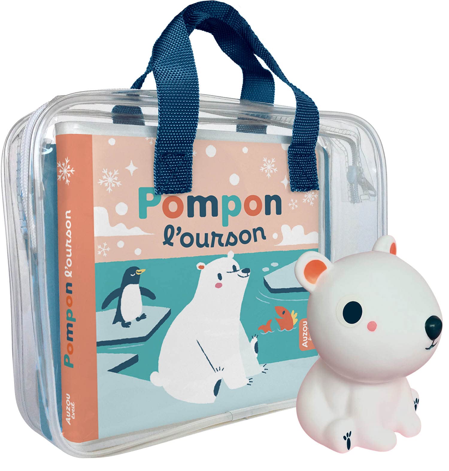 Mon premier livre de bain - pompon l'ourson (valisette plastique) book