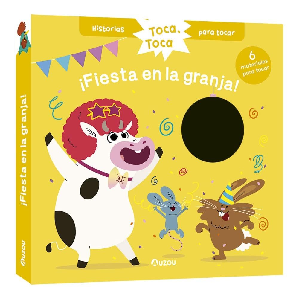 Historias para tocar. ¡Fiesta en la granja! Libro con texturas para bebés book