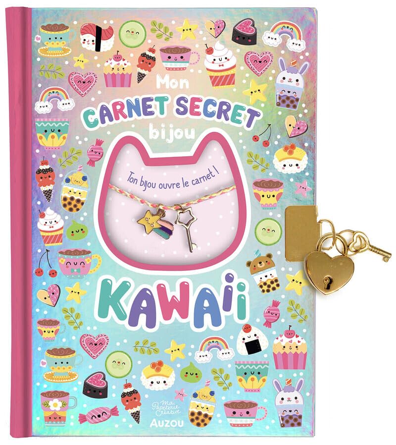 Ma papeterie créative - mon carnet secret bijou kawaii book