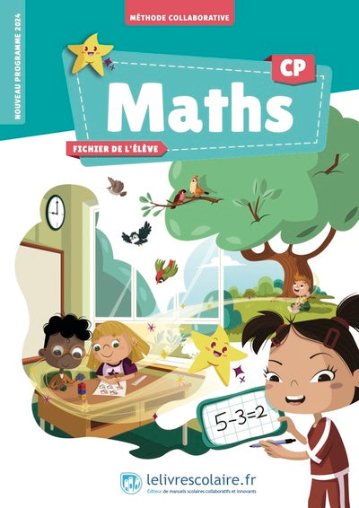 Product Image: Maths CP : méthode collaborative, fichier de l'élève : nouveau programme 2024
