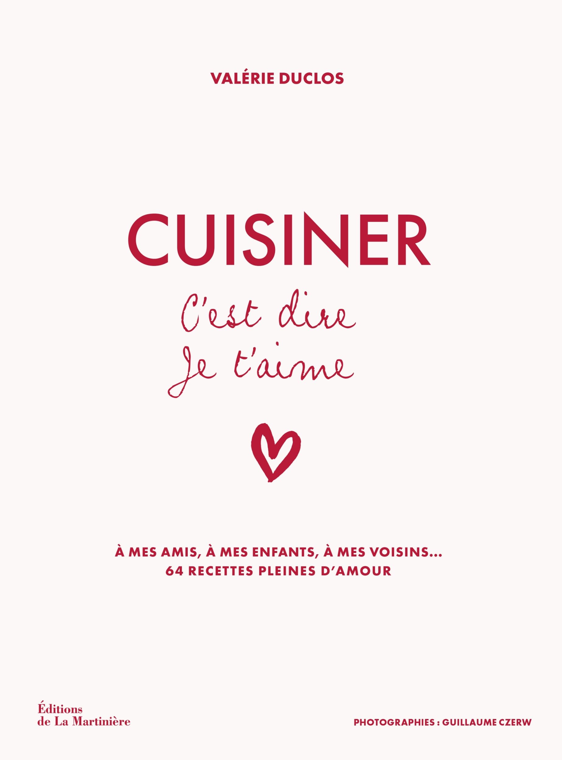 Cuisiner c'est dire je t'aime book