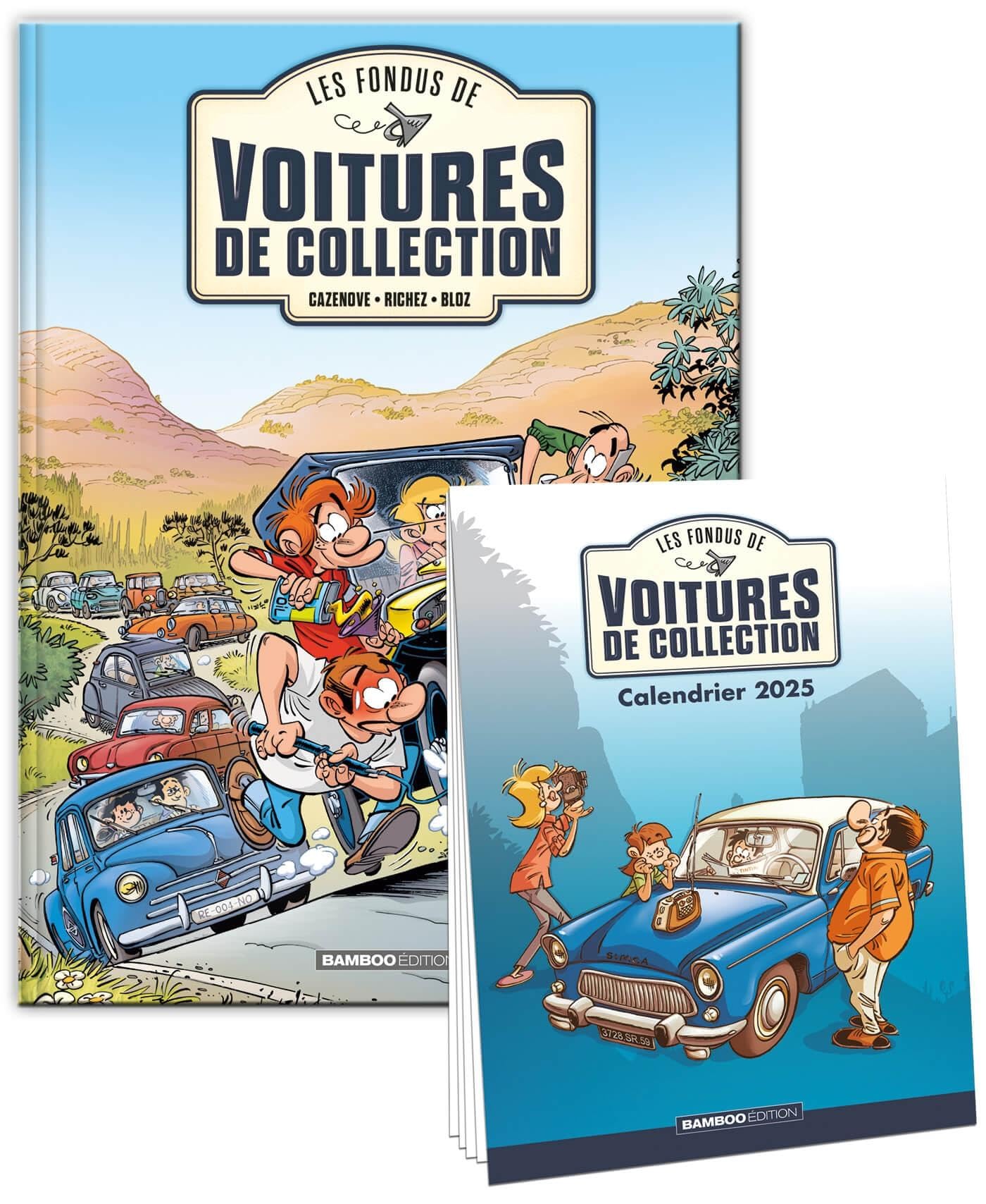 Les Fondus de voitures de collection - tome 01 + calendrier 2025 offert_novembre book