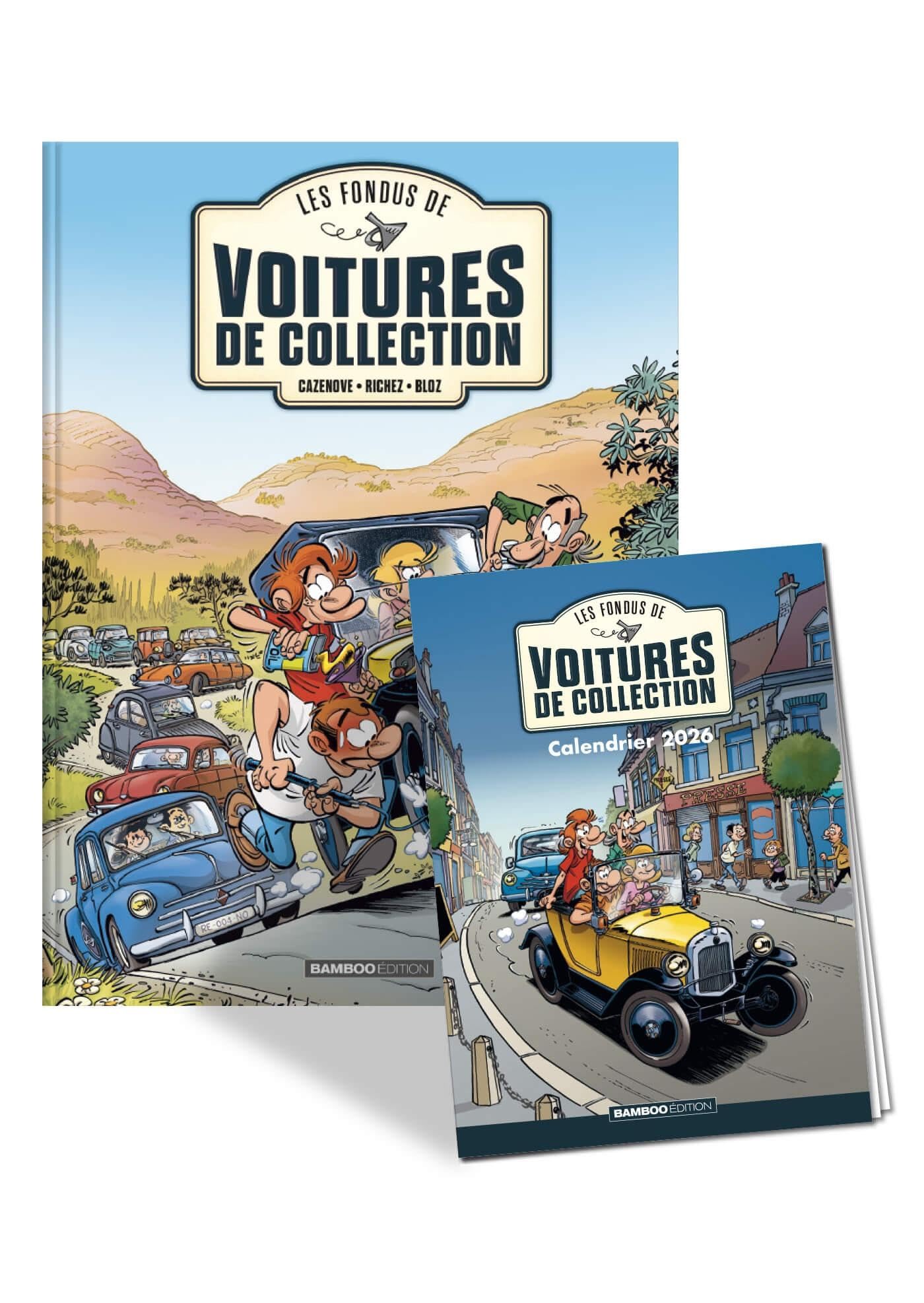 Les Fondus de voitures de collection - tome 01 + calendrier 2026_LDS book