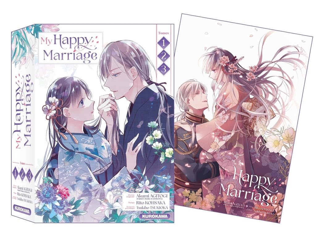 Coffret My Happy Marriage - tomes 1-2-3: Inclus une carte collector Manga