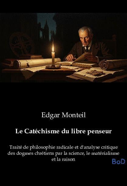 Le Catéchisme du libre penseur: Traité de philosophie radicale et d'analyse critique des dogmes chrétiens par la science, le matérialisme et la raison Art & Literature