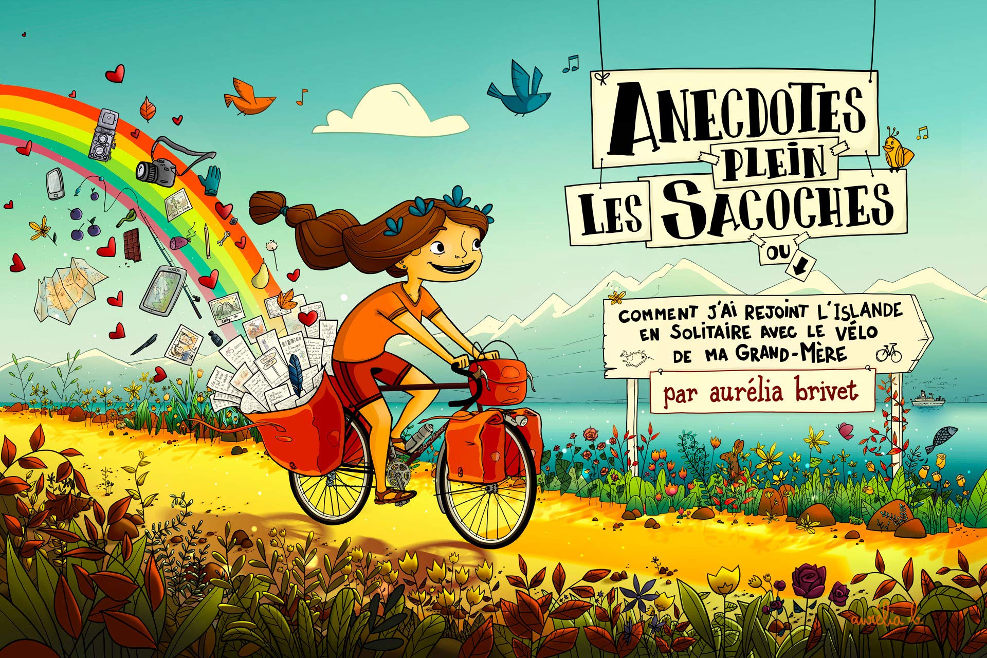 Anecdotes plein les sacoches: Ou comment j'ai rejoint l'Islande en solitaire avec le vélo de ma grand-mère Travelogues