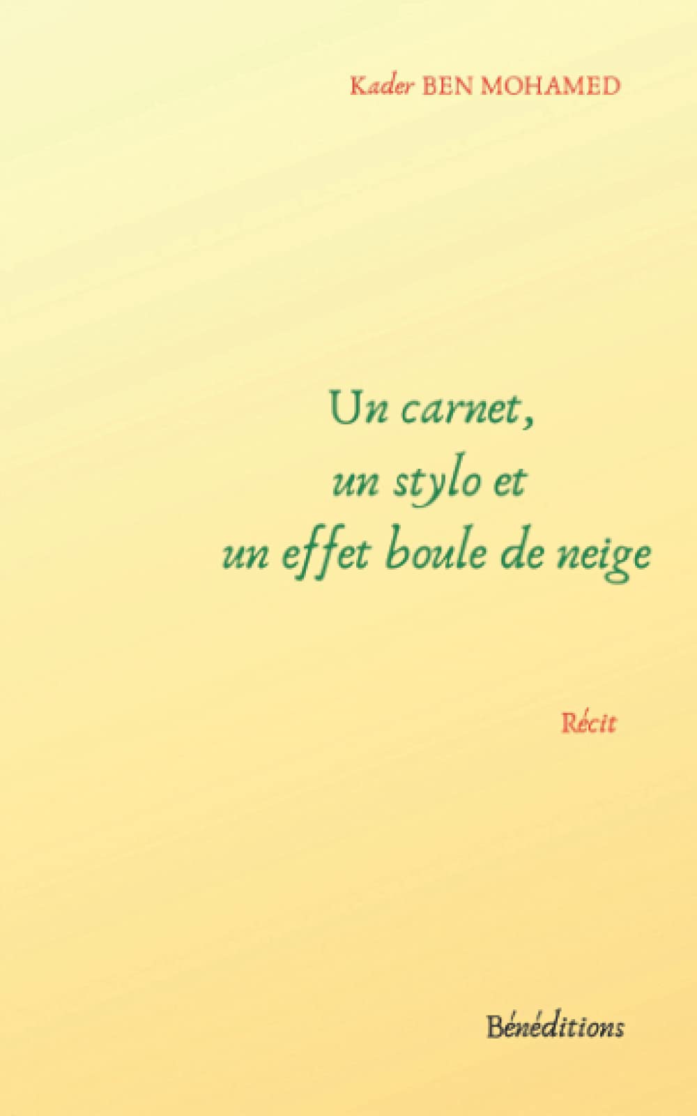 Un carnet, un stylo et un effet boule de neige Contemporary literature