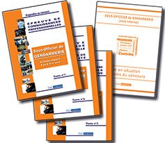 Sous Officier de gendarmerie Tome1 , Tome 2, Tome 3 Préparation concours interne book
