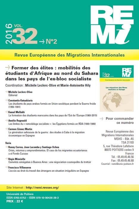 FORMER DES ELITES : MOBILITES DES ETUDIANTS D AFRIQUE AU NORD DU SAHARA DANS LES book