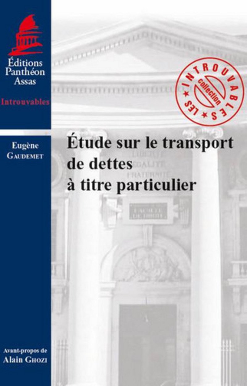 Etude sur le transport de dettes à titre particulier book