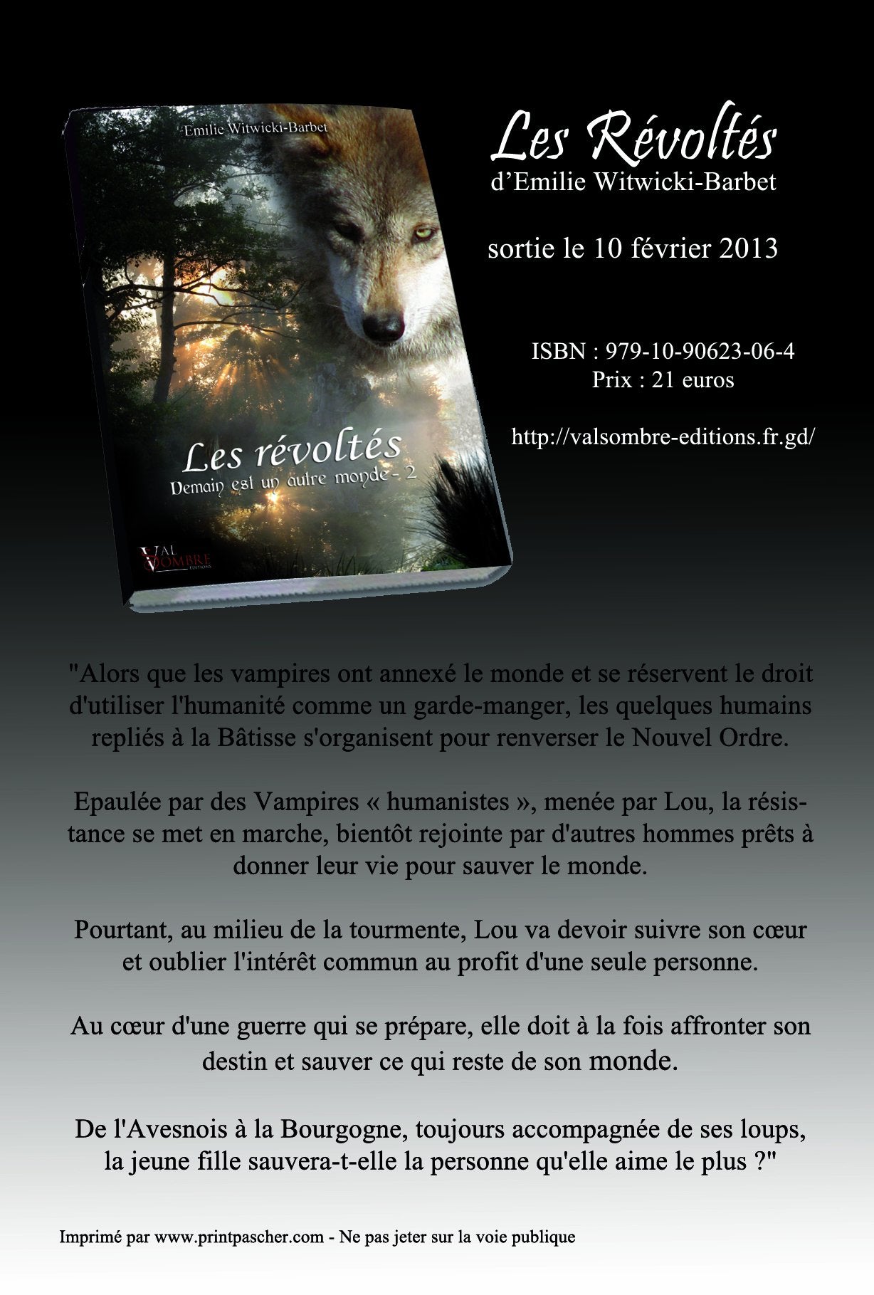 Demain est un autre monde, tome 2 Les Révoltés Contemporary literature