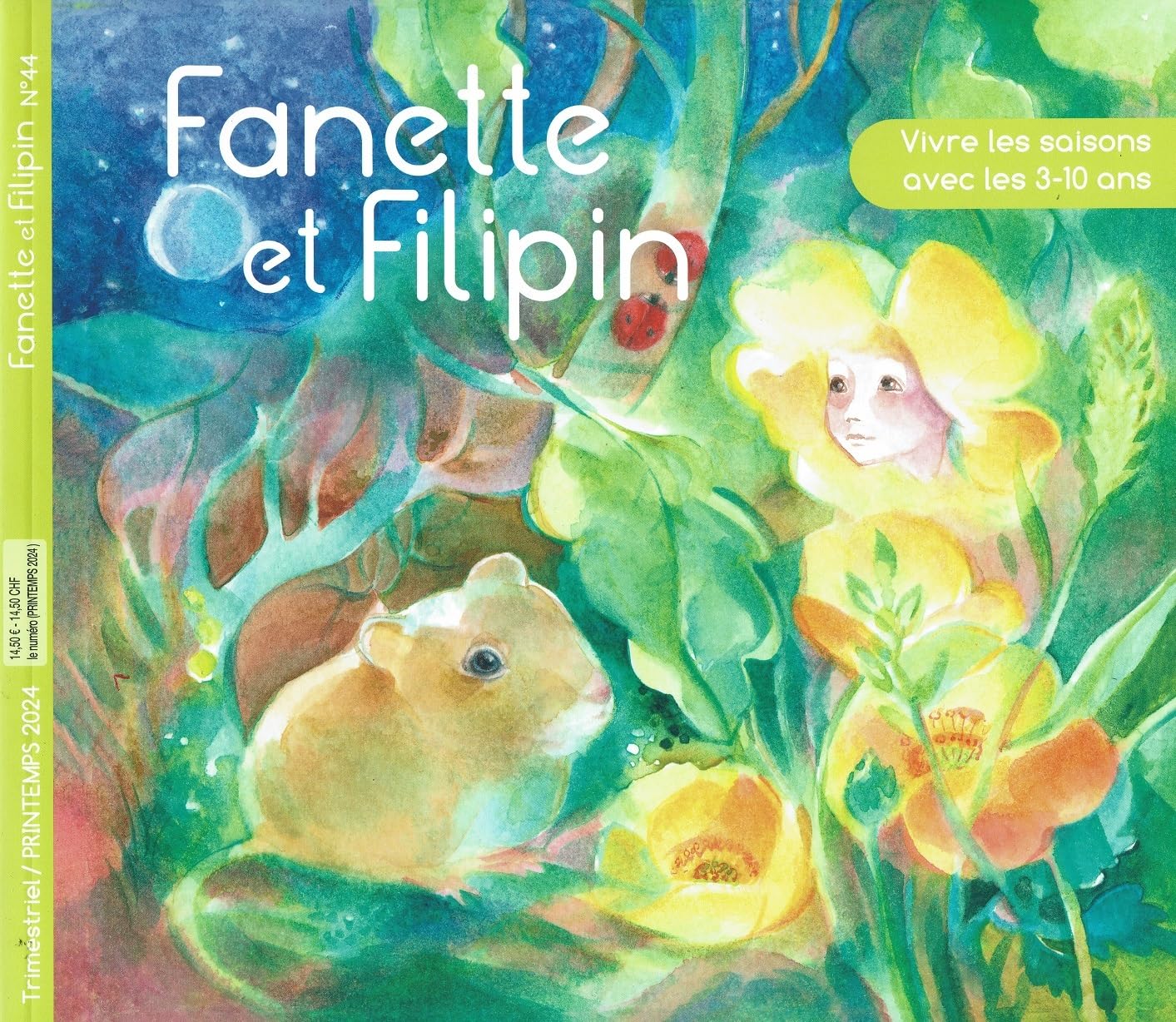FANETTE ET FILIPIN N°44 Printemps 2024: Vivre les saison avec les 3-0 ans book