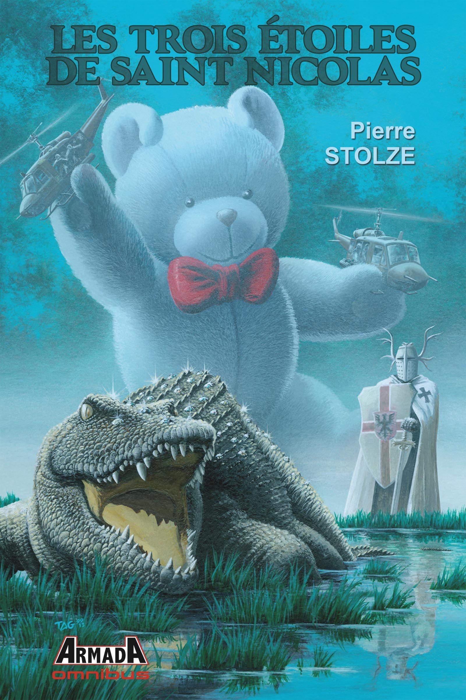 Les trois étoiles de Saint Nicolas: Réunit Marilyn Monroe et les samouraïs du Père Noël ; Greta Garbo et les crocodiles du Père Fouettard ; Brigitte Bardot et les bretelles du Père éternel Contemporary literature