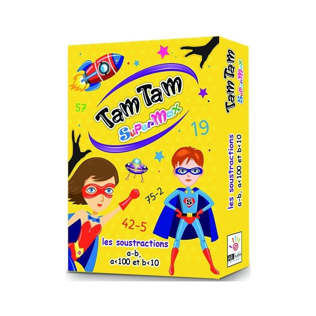 AB Ludis TAM TAM SUPERMAX - Les SOUSTRACTIONS (Primaire CE1 - CE2 - CM1 - CM2) book