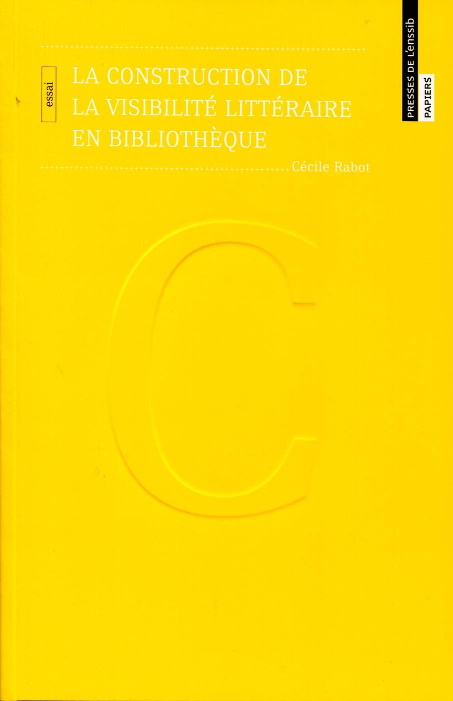 La construction de la visibilité littéraire en bibliothèque Books