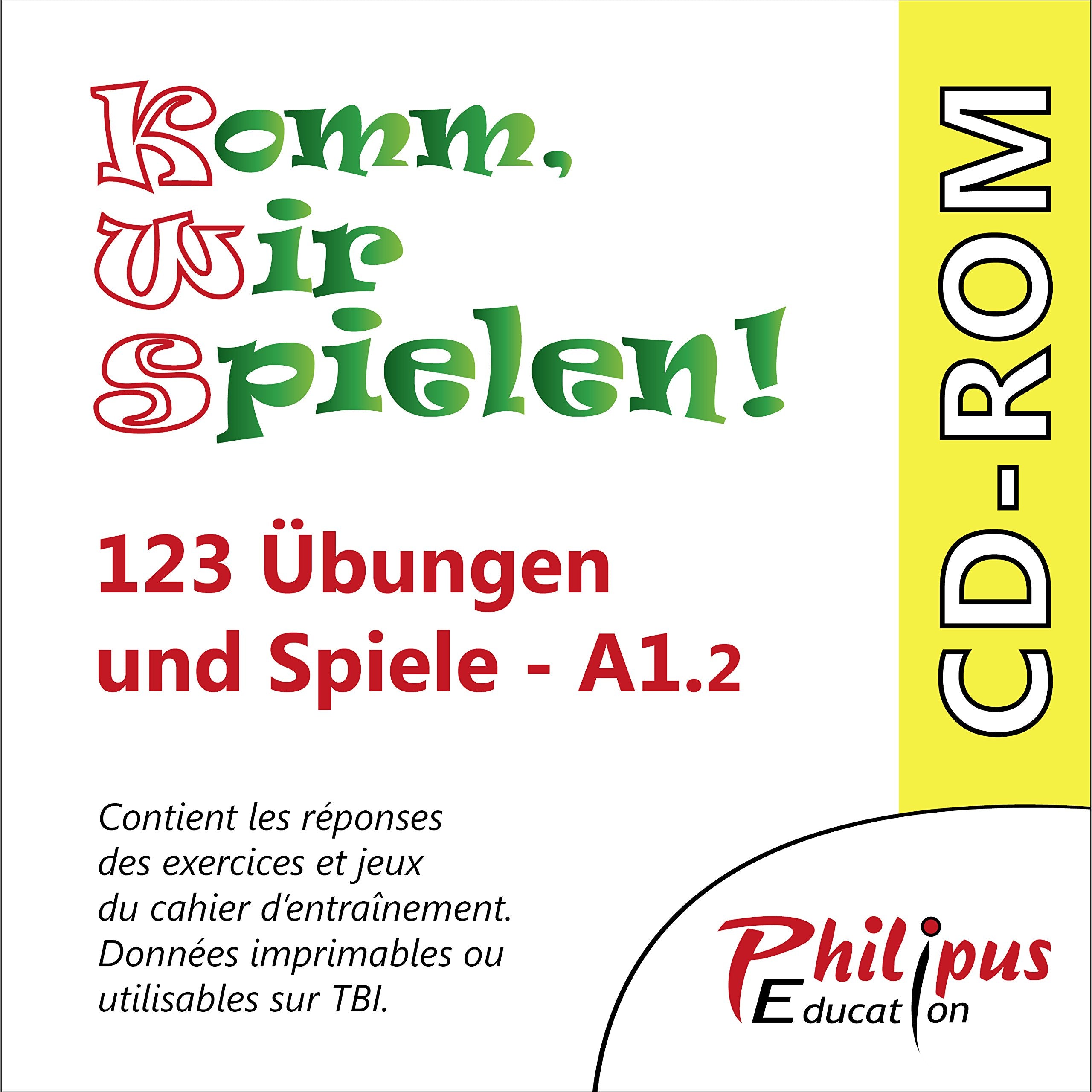 Komm, wir spielen! A1.2 (CD-Rom : réponses du cahier d'entraînement): 123 Ubungen und spiele, réponses du cahier d'entraînement Professional & Reference Books