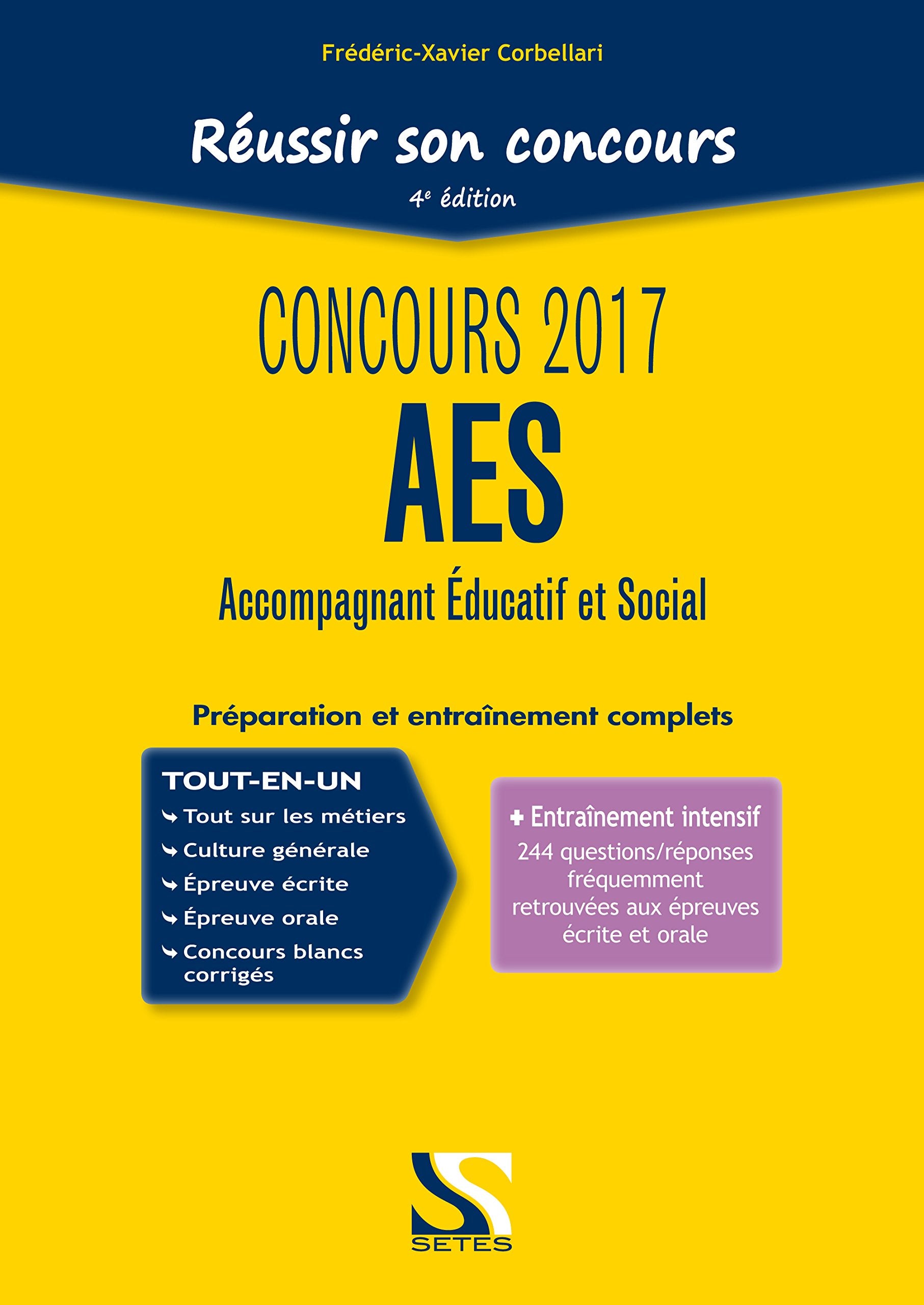 Réussir son concours AES 2017 (accompagnement éducatif et social) book