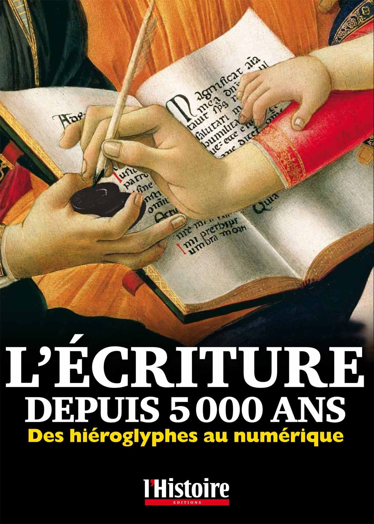L'écriture depuis 5000 ans: Des hiéroglyphes au numérique Books