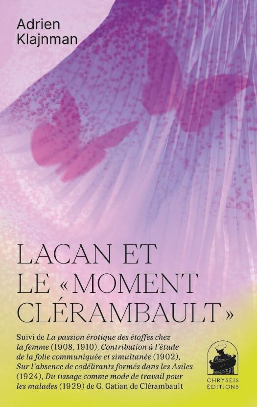 Lacan et le "moment Clérambault" book