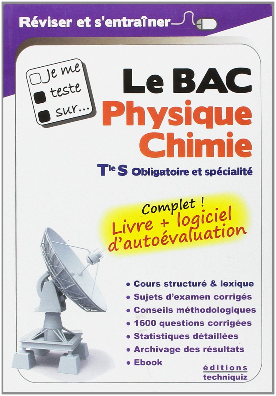 Je me teste sur...le bac physique-chimie tle s Books