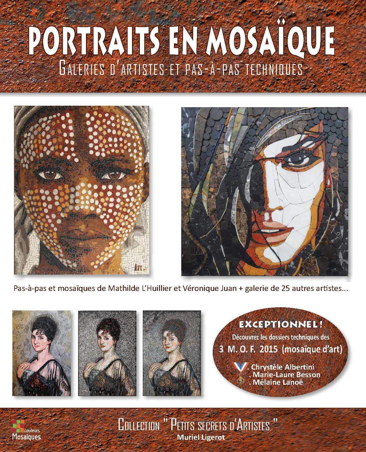 Portraits en mosaïque: Galeries d'artistes et pas-à-pas techniques book