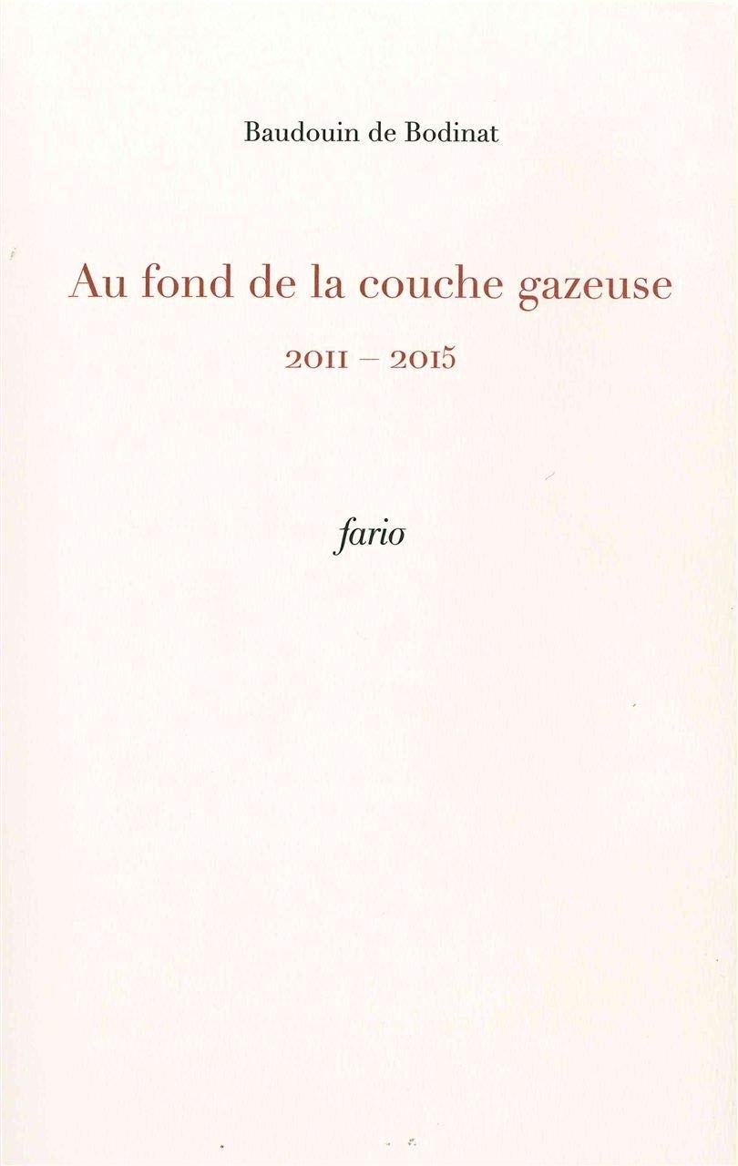 Au fond de la couche gazeuse: 2011-2015 Books