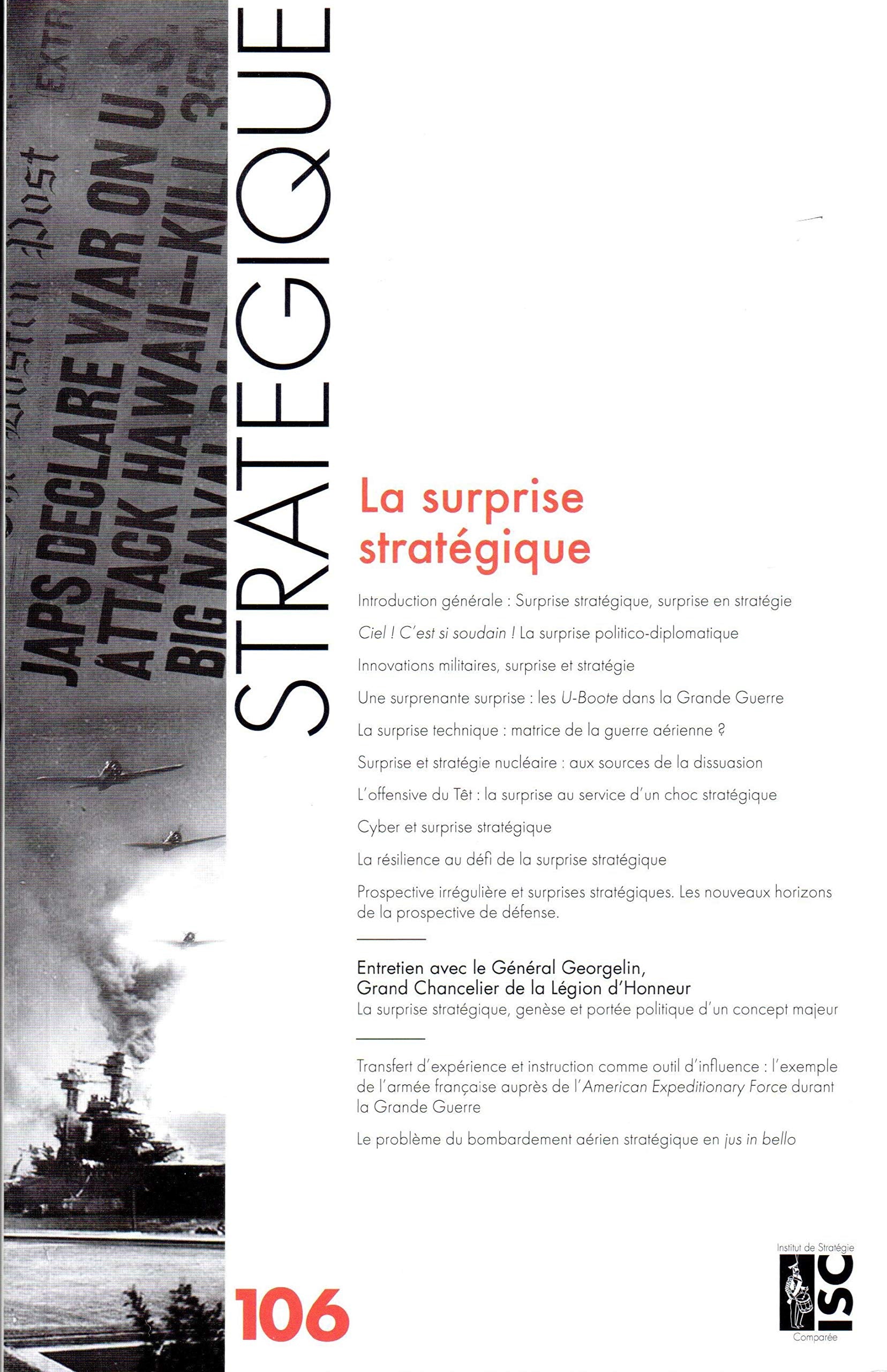 Stratégique 106 - La surprise stratégique Politics & History