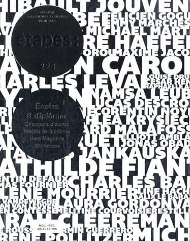 Etapes : design graphique & culture visuelle, n° 228. Ecoles & diplômes Books
