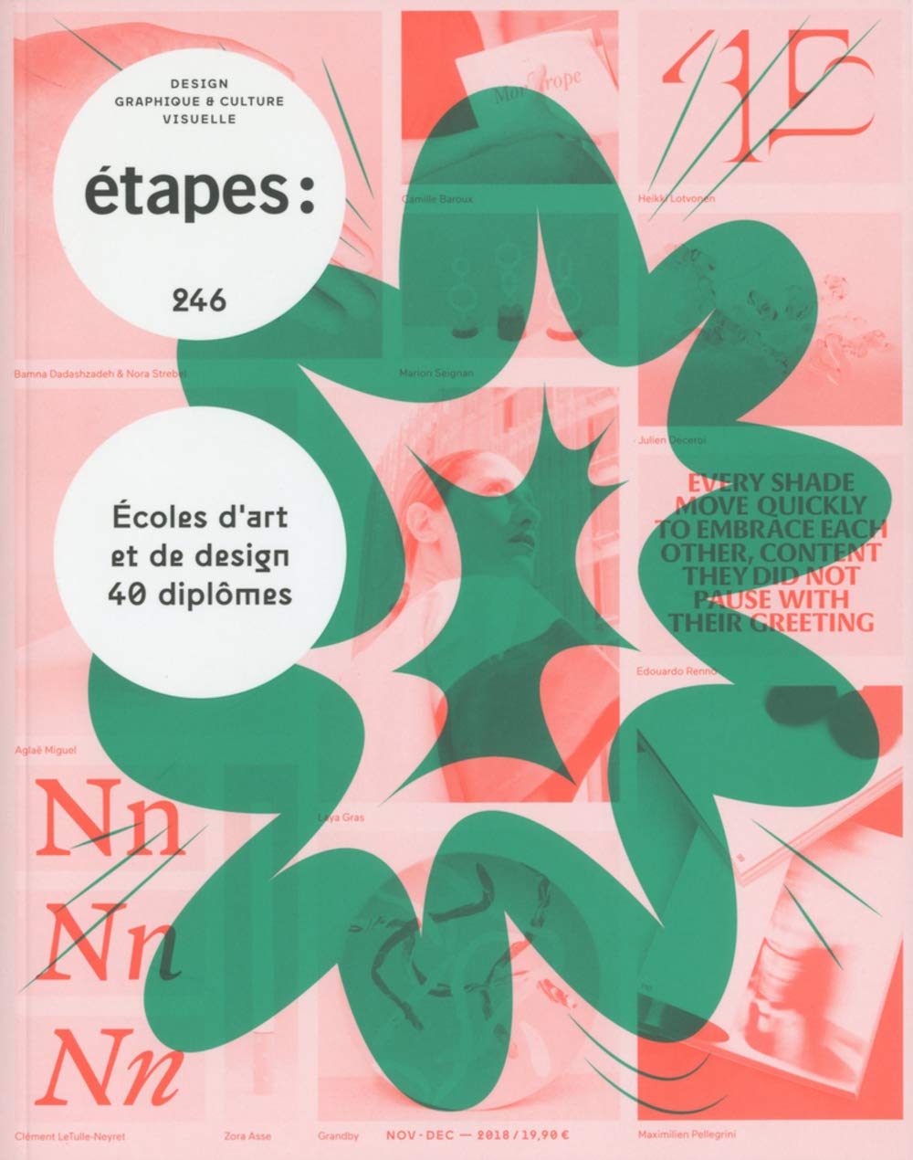 Etapes numéro 246 Ecoles d'art et de design 40 diplômes book