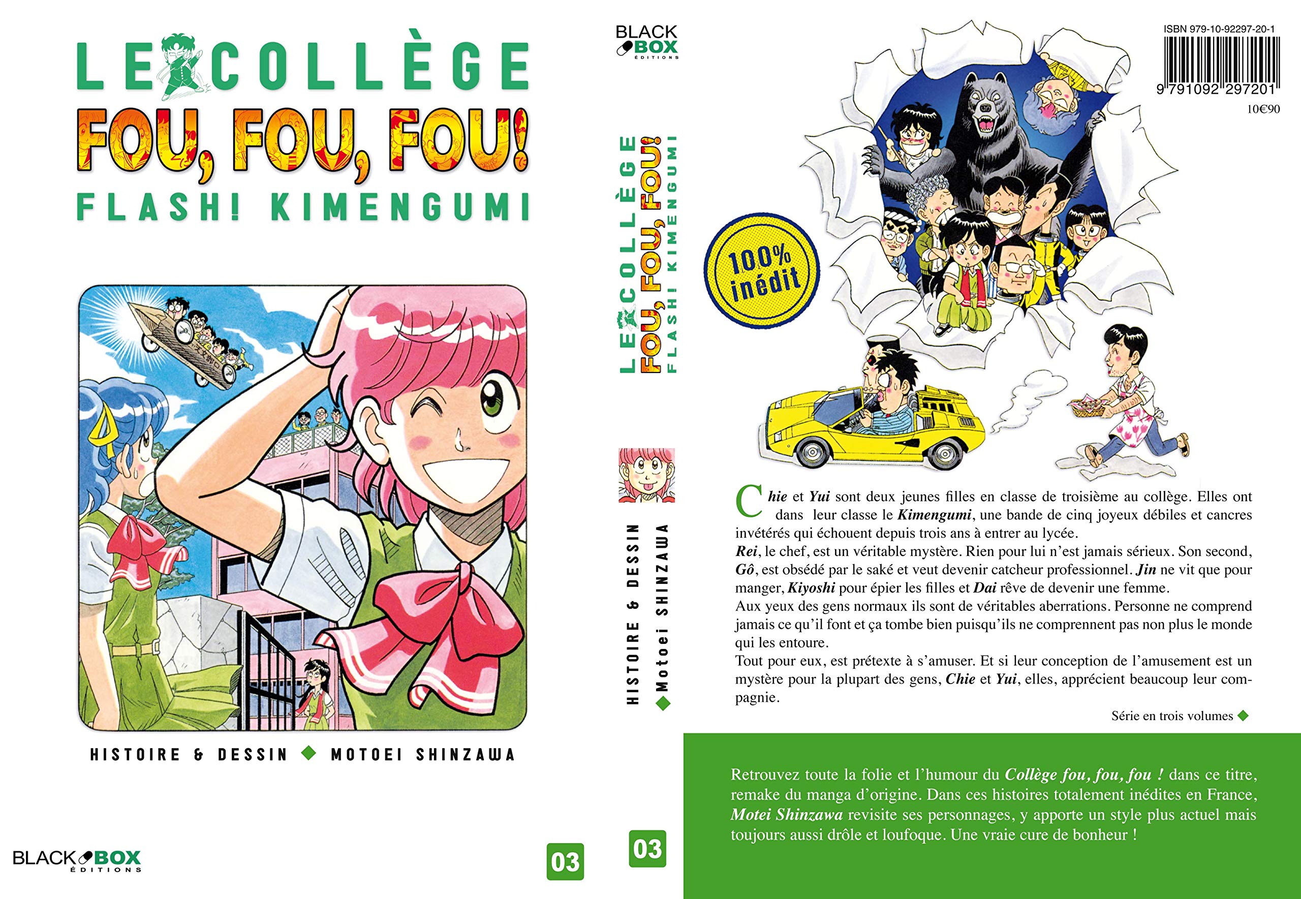Le collège Fou Fou Fou - Flash ! Kimengumi - Tome 3 Manga