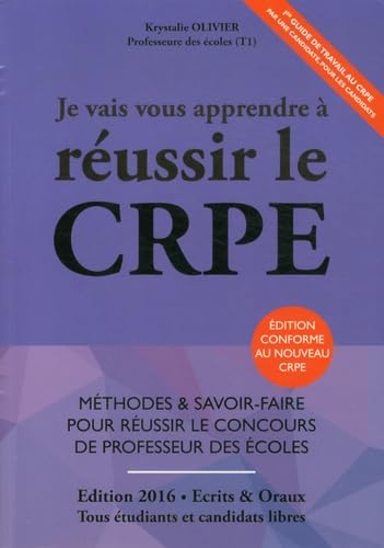 Je vais vous apprendre à réussir le CRPE Books