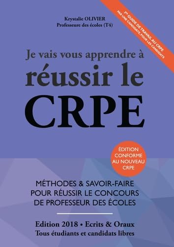 Je vais vous apprendre à réussir le CRPE book