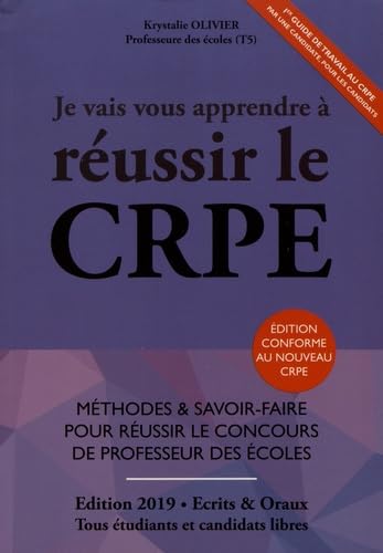 Je vais vous apprendre à réussir le CRPE book