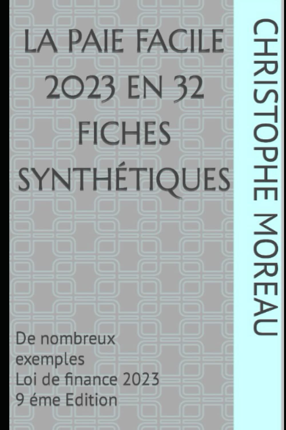 LA PAIE FACILE en 32 fiches synthétiques: De nombreux exemples Dernière Loi de finances Business, Finance & Career