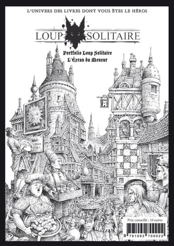 LOUP SOLITAIRE CARTES PORTFOLIO: Portfolio de cartes et d'illustrations Books