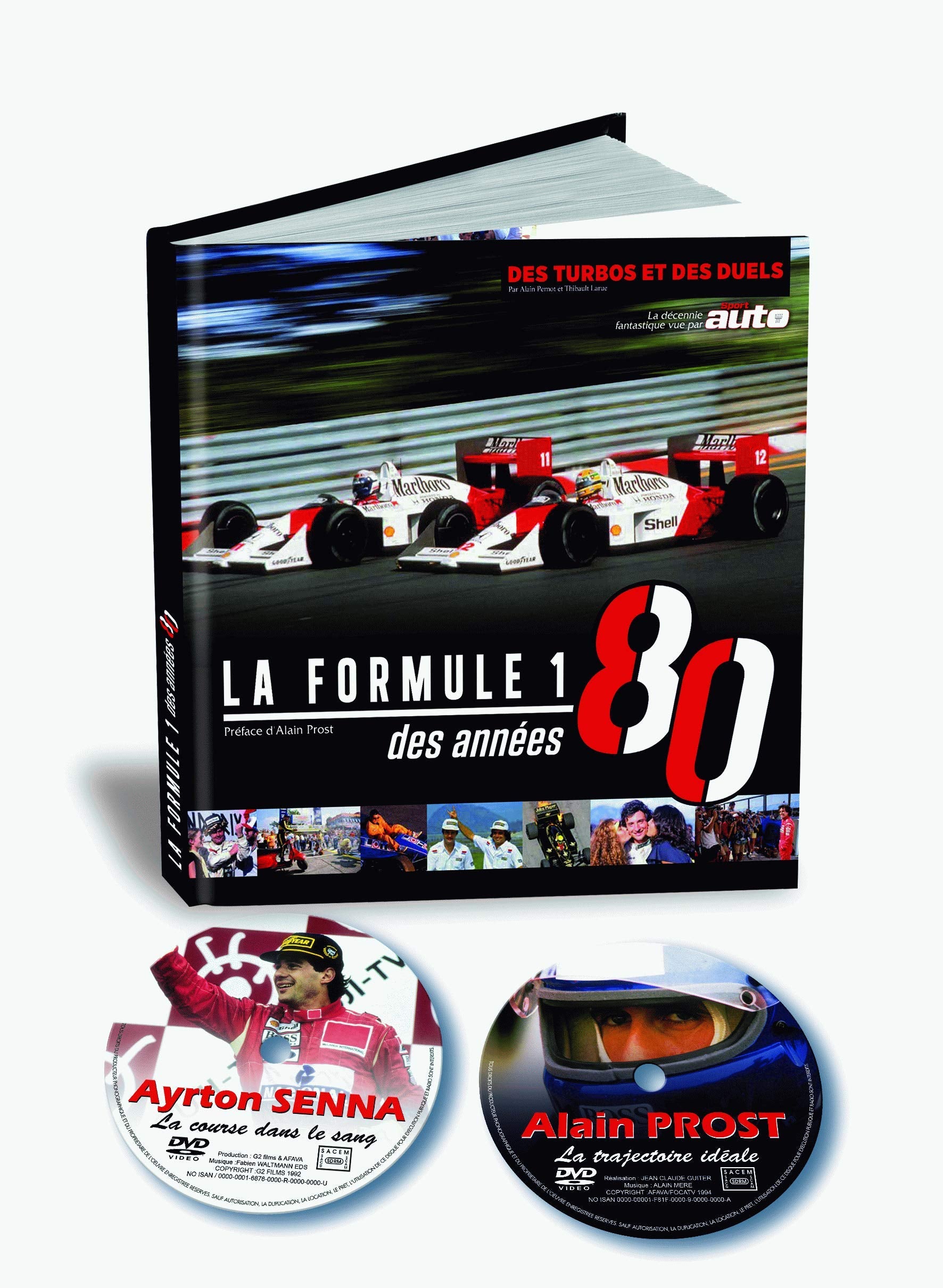 Formule 1 des années 80 - livre + DVD GRATUIT: Des turbos et des duels Leisure & Fun