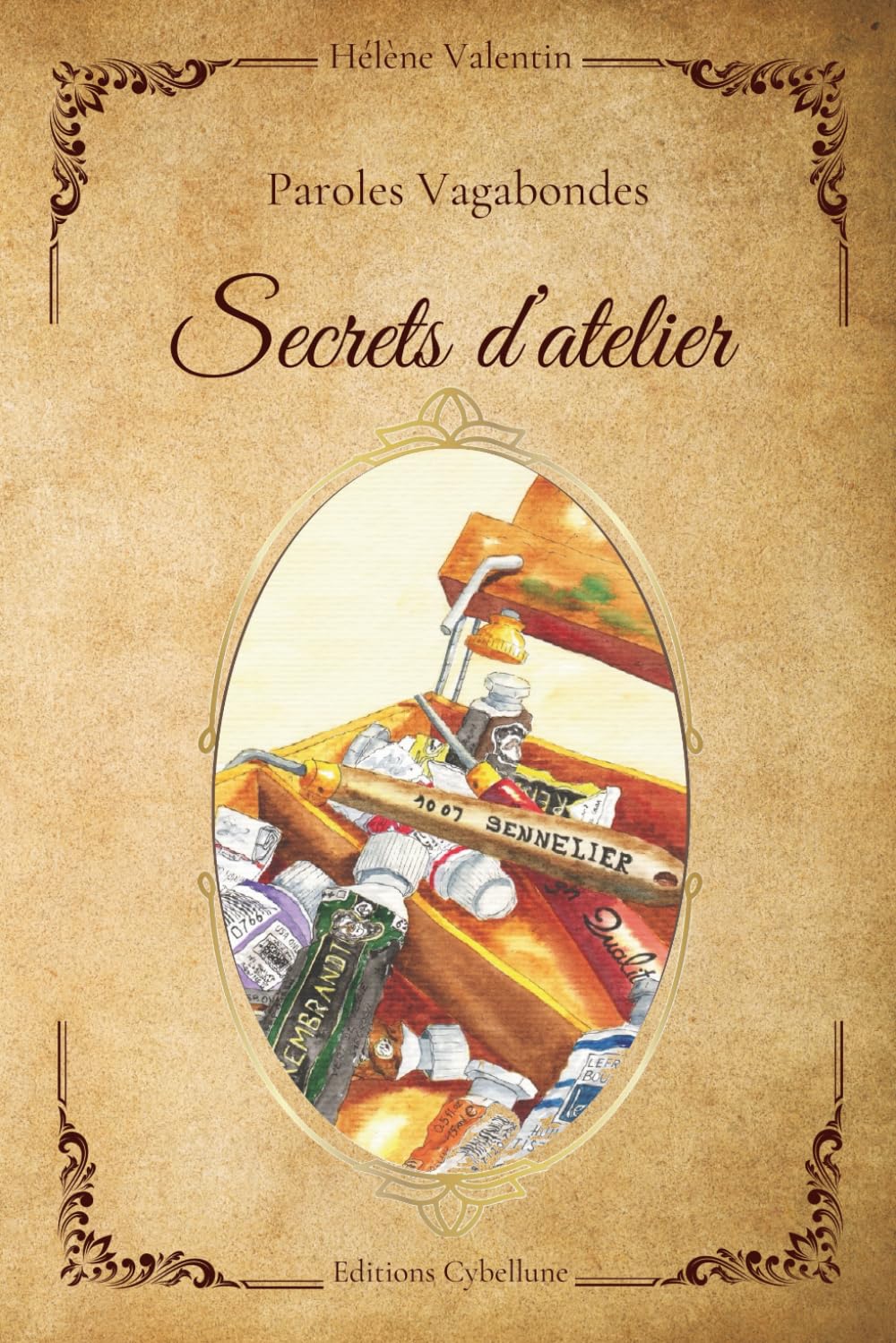 « SECRETS D’ATELIER »: découvrons cet atelier d’auteure-illustratrice à travers ses peintures, ses carnets, ses livres et ses objets de décorations. ... renferme la pensée, l’idée et la création. book